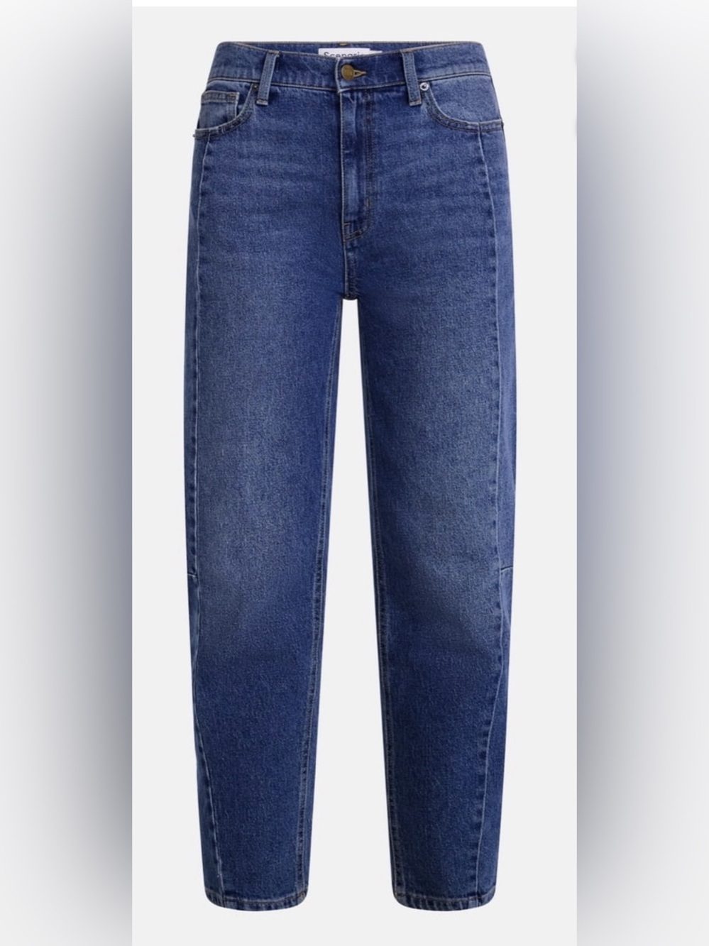 Scenario Barrel Jean Barrel Leg Jeans in Blue Size 12 NWT
